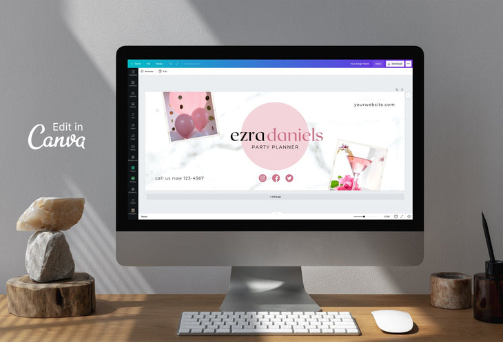 Ladystrategist Ezra Facebook Cover Canva Template instagram canva templates social media templates etsy free canva templates