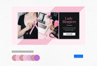 Ladystrategist Facebook Group Banner Pastel Pink Canva Templates instagram canva templates social media templates etsy free canva templates