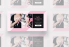 Ladystrategist Facebook Group Banner Pastel Pink Canva Templates instagram canva templates social media templates etsy free canva templates
