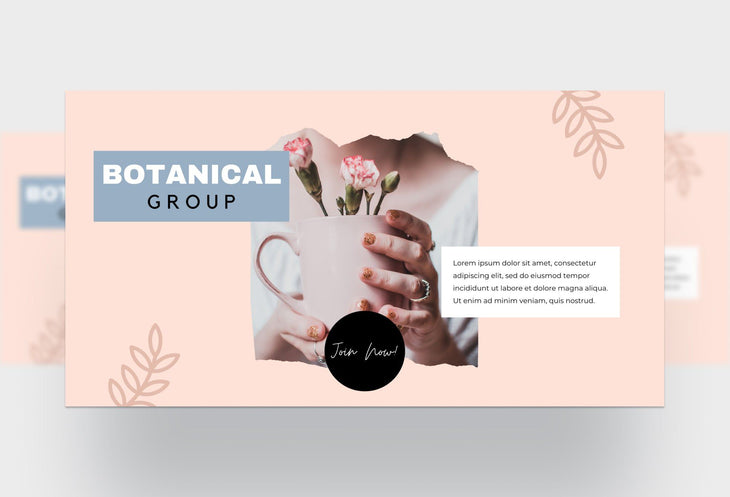 Ladystrategist Facebook Group Banner Peach Canva Templates instagram canva templates social media templates etsy free canva templates