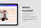 Ladystrategist Facebook Group Banner Peach Canva Templates instagram canva templates social media templates etsy free canva templates