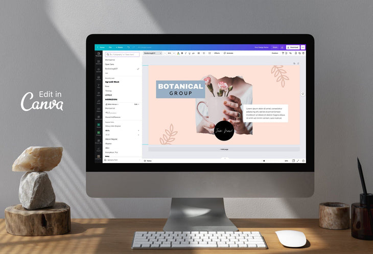 Ladystrategist Facebook Group Banner Peach Canva Templates instagram canva templates social media templates etsy free canva templates