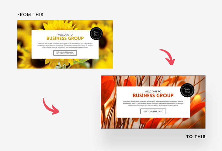 Ladystrategist Facebook Group Banner Sunflower Canva Templates instagram canva templates social media templates etsy free canva templates