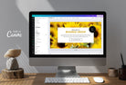 Ladystrategist Facebook Group Banner Sunflower Canva Templates instagram canva templates social media templates etsy free canva templates