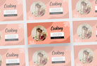 Ladystrategist Facebook Group Banner Tangerine Canva Templates instagram canva templates social media templates etsy free canva templates