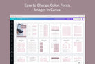 Ladystrategist Facebook Planner Canva Template instagram canva templates social media templates etsy free canva templates