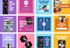Ladystrategist FITNESS TREND - 97 Done-for-You Fitness Instagram Posts - Fully Editable Canva Templates instagram canva templates social media templates etsy free canva templates