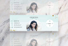 Ladystrategist Georgina Email Signature Template Editable Canva Template Rose Gold instagram canva templates social media templates etsy free canva templates