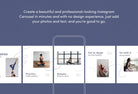 Ladystrategist Gianna Fitness 6-Page Carousel Canva Template instagram canva templates social media templates etsy free canva templates