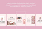 Ladystrategist Girly Carousel Instagram Engagement Booster Canva Template instagram canva templates social media templates etsy free canva templates