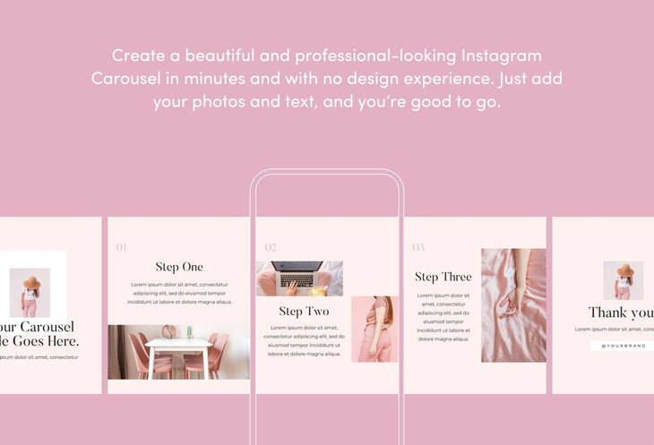 Ladystrategist Girly Carousel Instagram Engagement Booster Canva Template instagram canva templates social media templates etsy free canva templates