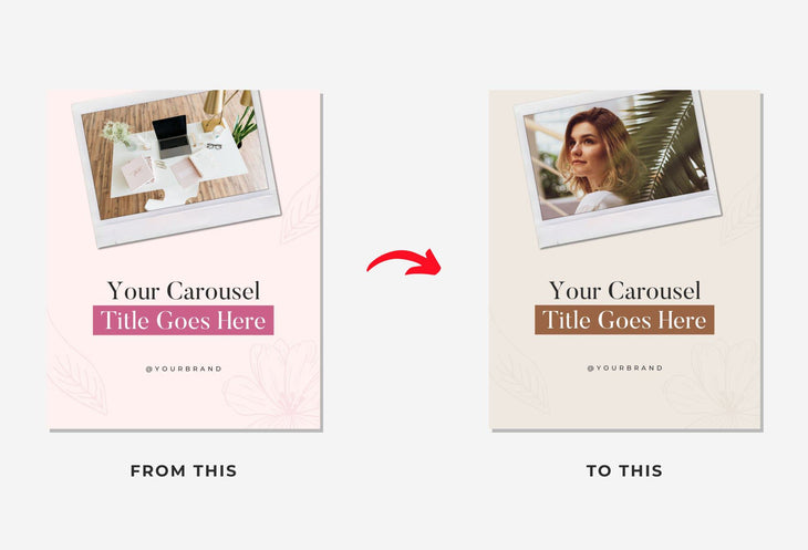 Ladystrategist Girly Carousel Instagram Engagement Booster Canva Template instagram canva templates social media templates etsy free canva templates
