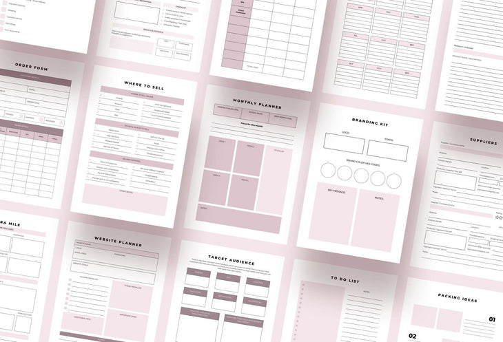 Ladystrategist Handmade Business Planner Canva Template instagram canva templates social media templates etsy free canva templates