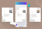 Ladystrategist Hazel Real Estate 6-Page Carousel Canva Template instagram canva templates social media templates etsy free canva templates