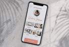 Ladystrategist Hillary Instagram Link in Bio Canva Landing Page Website instagram canva templates social media templates etsy free canva templates