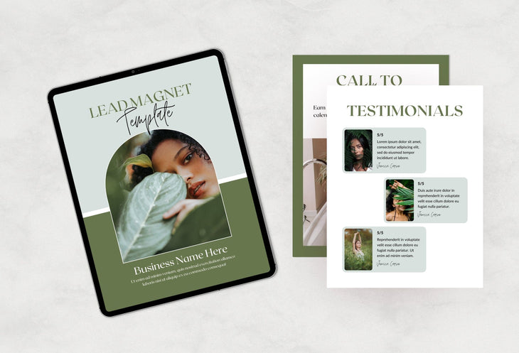 Ladystrategist Hillary Lead Magnet Editable Canva Template instagram canva templates social media templates etsy free canva templates