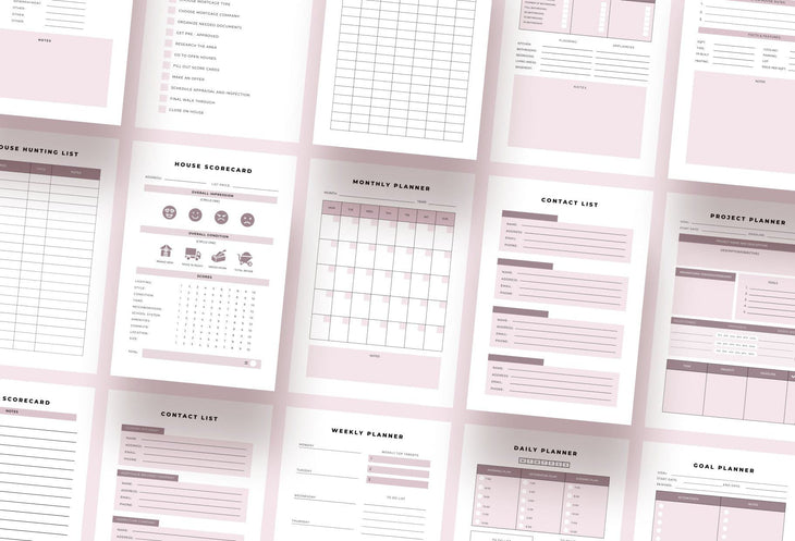 Ladystrategist Home Buying Planner Canva Template instagram canva templates social media templates etsy free canva templates