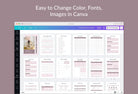 Ladystrategist Home Buying Planner Canva Template instagram canva templates social media templates etsy free canva templates
