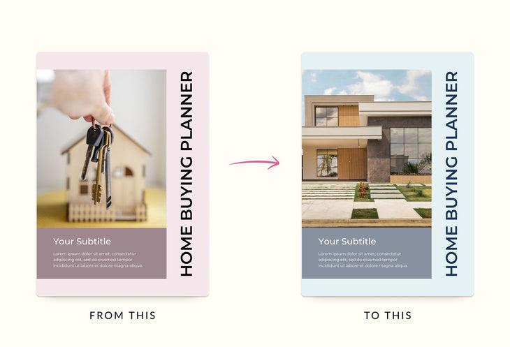 Ladystrategist Home Buying Planner Canva Template instagram canva templates social media templates etsy free canva templates