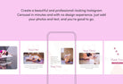 Ladystrategist Honey Carousel Instagram Engagement Booster Canva Template instagram canva templates social media templates etsy free canva templates