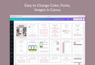 Ladystrategist Instagram Planner Canva Template instagram canva templates social media templates etsy free canva templates