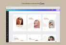 Ladystrategist Isla Educational 6-Page Carousel Canva Template instagram canva templates social media templates etsy free canva templates