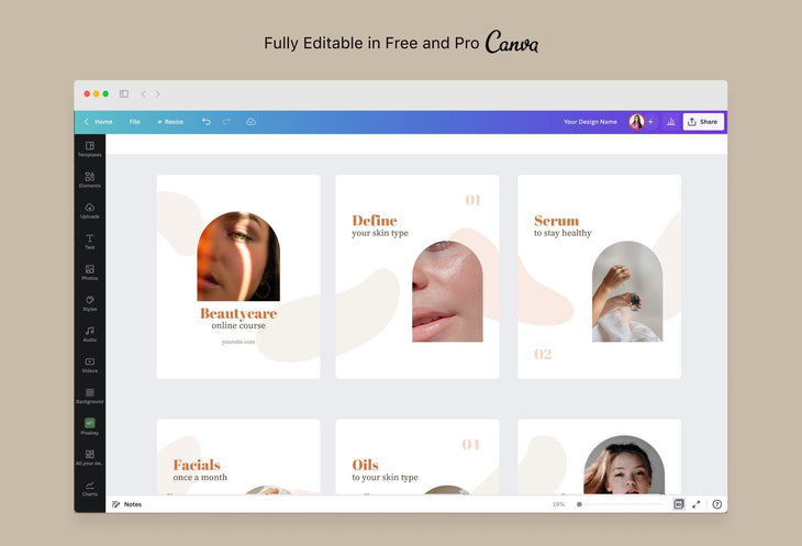 Ladystrategist Isla Educational 6-Page Carousel Canva Template instagram canva templates social media templates etsy free canva templates