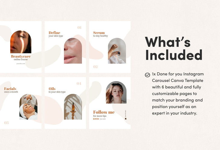 Ladystrategist Isla Educational 6-Page Carousel Canva Template instagram canva templates social media templates etsy free canva templates