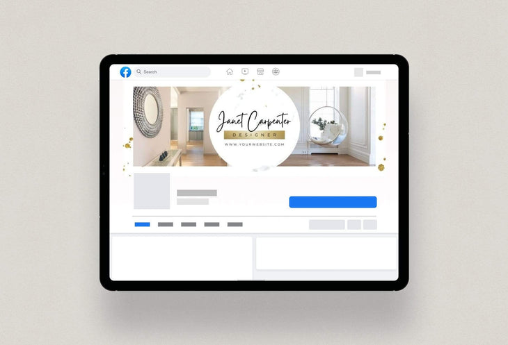 Ladystrategist Janet Facebook Cover Canva Template instagram canva templates social media templates etsy free canva templates