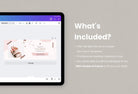 Ladystrategist Jessica Facebook Cover Canva Template instagram canva templates social media templates etsy free canva templates