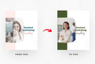 Ladystrategist Joan Coaching 6-Page Carousel Canva Template instagram canva templates social media templates etsy free canva templates