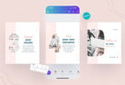 Ladystrategist Joan Coaching 6-Page Carousel Canva Template instagram canva templates social media templates etsy free canva templates