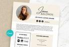 Ladystrategist Joanna Speaker One-Sheet Canva Template instagram canva templates social media templates etsy free canva templates