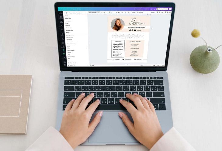 Ladystrategist Joanna Speaker Sheet Canva Template instagram canva templates social media templates etsy free canva templates