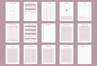 Ladystrategist Journaling and Vision Book Canva Template Printable and Editable instagram canva templates social media templates etsy free canva templates