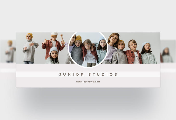 Ladystrategist Junior Studios Facebook Cover for Photographers Editable Canva Template instagram canva templates social media templates etsy free canva templates