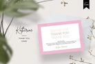 Ladystrategist Katherine Printable Thank You Card Packaging Insert Note Canva Template instagram canva templates social media templates etsy free canva templates