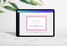 Ladystrategist Katherine Printable Thank You Card Packaging Insert Note Canva Template instagram canva templates social media templates etsy free canva templates