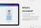 Ladystrategist Kimberly Instagram Link in Bio Canva Landing Page Website instagram canva templates social media templates etsy free canva templates