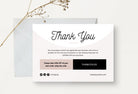 Ladystrategist Laura Printable Thank You Card Packaging Insert Note Canva Template instagram canva templates social media templates etsy free canva templates