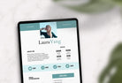 Ladystrategist Laura Yang Media Kit Canva Template for Influencers instagram canva templates social media templates etsy free canva templates