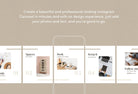 Ladystrategist Leah Educational 6-Page Carousel Canva Template instagram canva templates social media templates etsy free canva templates