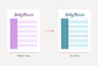Ladystrategist Lenurple Daily Planner Printable and Editable Canva Template instagram canva templates social media templates etsy free canva templates