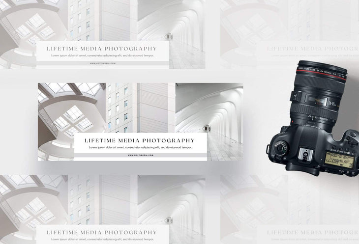Ladystrategist Lifetime Facebook Cover for Photographers - Editable Canva Template instagram canva templates social media templates etsy free canva templates