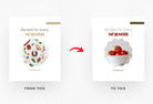Ladystrategist Luna Food and Nutrition 6-Page Carousel Canva Template instagram canva templates social media templates etsy free canva templates