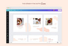 Ladystrategist Madison Food and Nutrition 6-Page Carousel Canva Template instagram canva templates social media templates etsy free canva templates