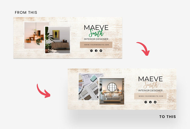 Ladystrategist Maeve Facebook Cover Canva Template instagram canva templates social media templates etsy free canva templates