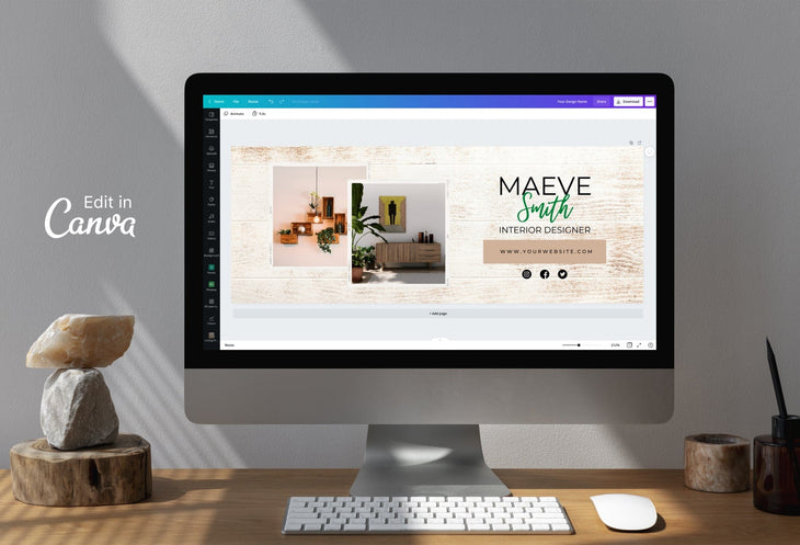 Ladystrategist Maeve Facebook Cover Canva Template instagram canva templates social media templates etsy free canva templates