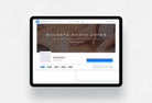 Ladystrategist Magenta Photo Upper Facebook Cover for Photographers Editable Canva Template instagram canva templates social media templates etsy free canva templates