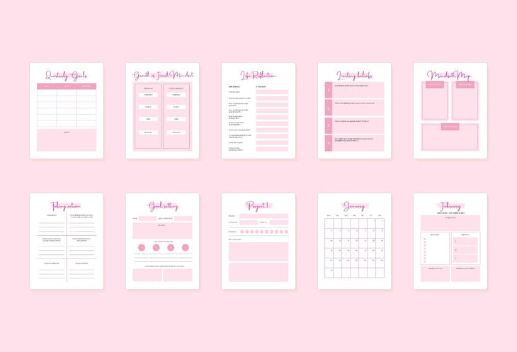 Ladystrategist Manifestation Dream Life Book Canva Template Printable and Editable instagram canva templates social media templates etsy free canva templates